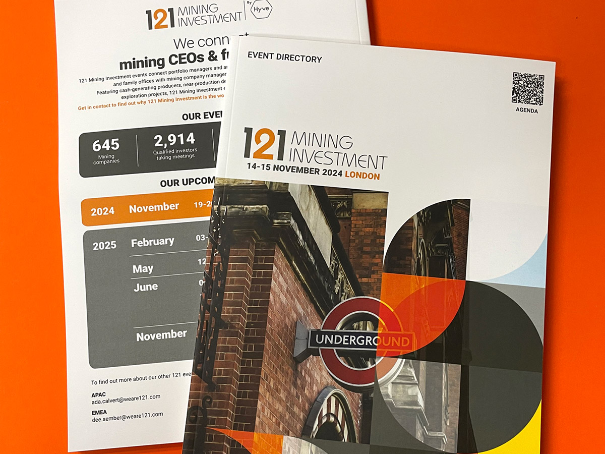 121 Group Mining Investment Event Directory